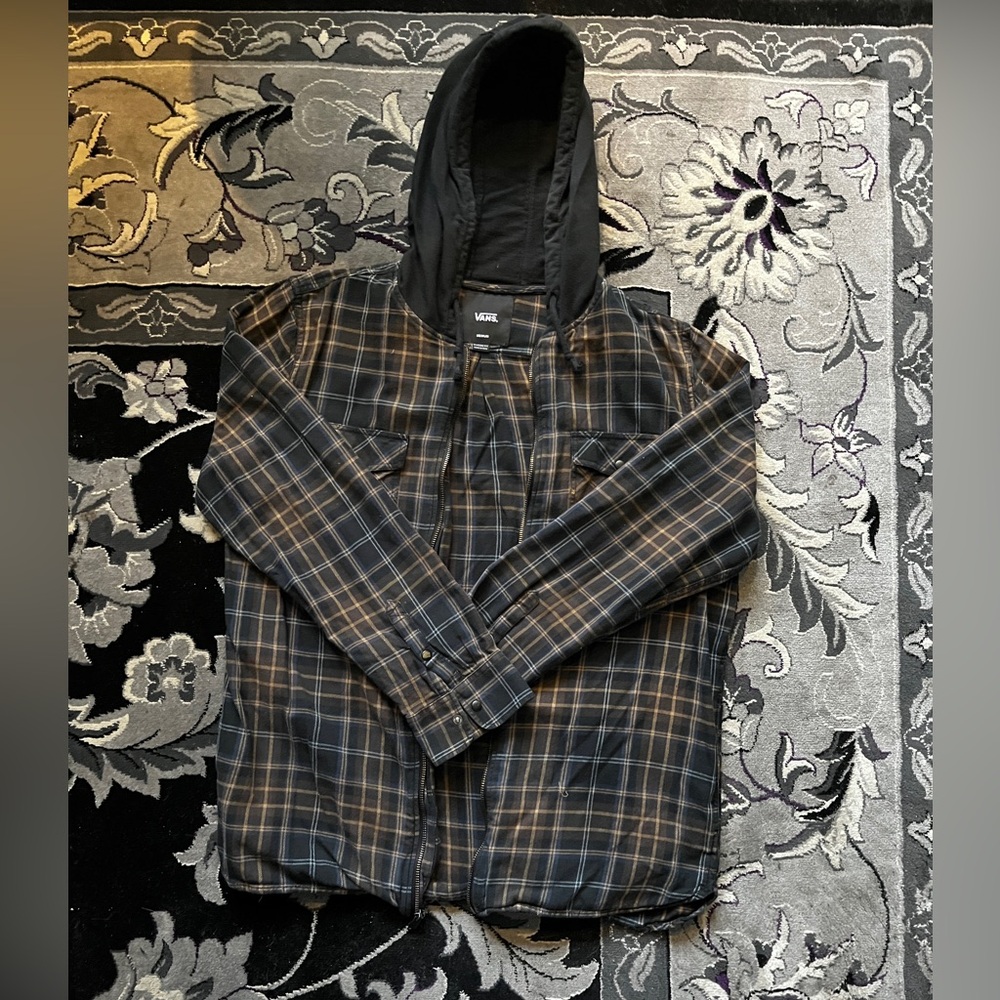 Vans Hooded Flannel Zip-up